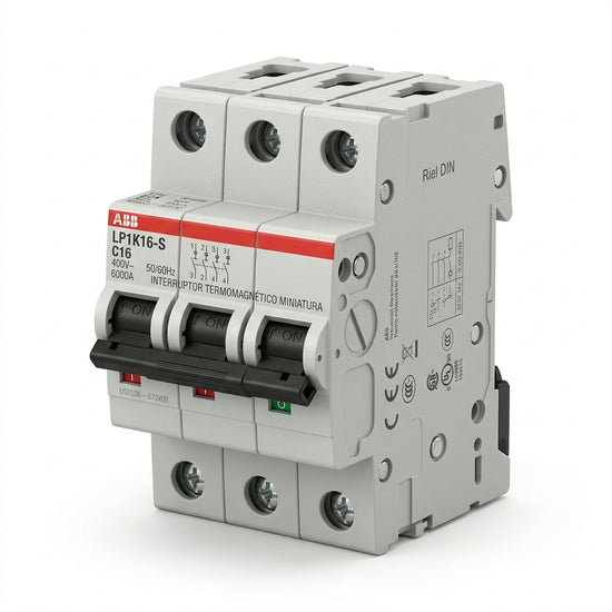 ABB LP1K16-S INTERRUPTORES TERMOMAGNETICOS MINIATURA RIEL DIN