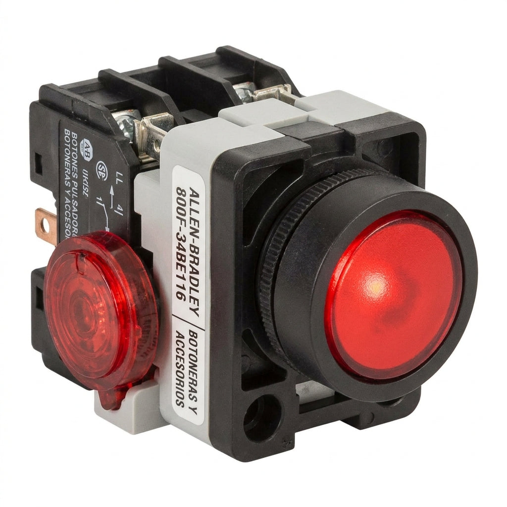 ALLEN-BRADLEY 800F-34BE116 BOTONES PULSADORES BOTONERAS Y ACCESORIOS