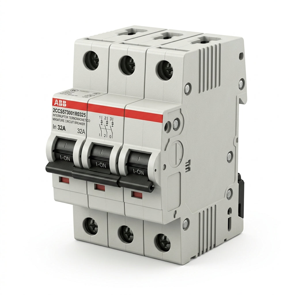 ABB 2CCS573001R0325 INTERRUPTORES TERMOMAGNETICOS MINIATURA RIEL DIN