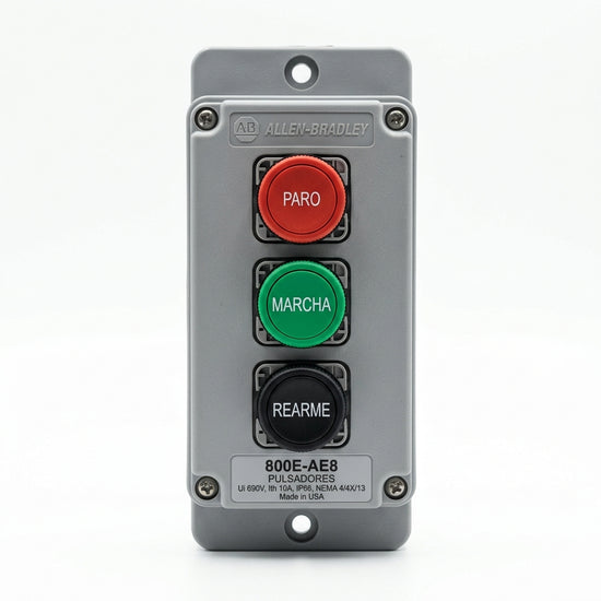 ALLEN-BRADLEY 800E-AE8 BOTONES PULSADORES BOTONERAS