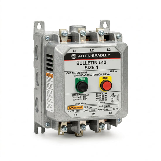 ALLEN-BRADLEY 512-NX62 ARRANCADORES A TENSION PLENA