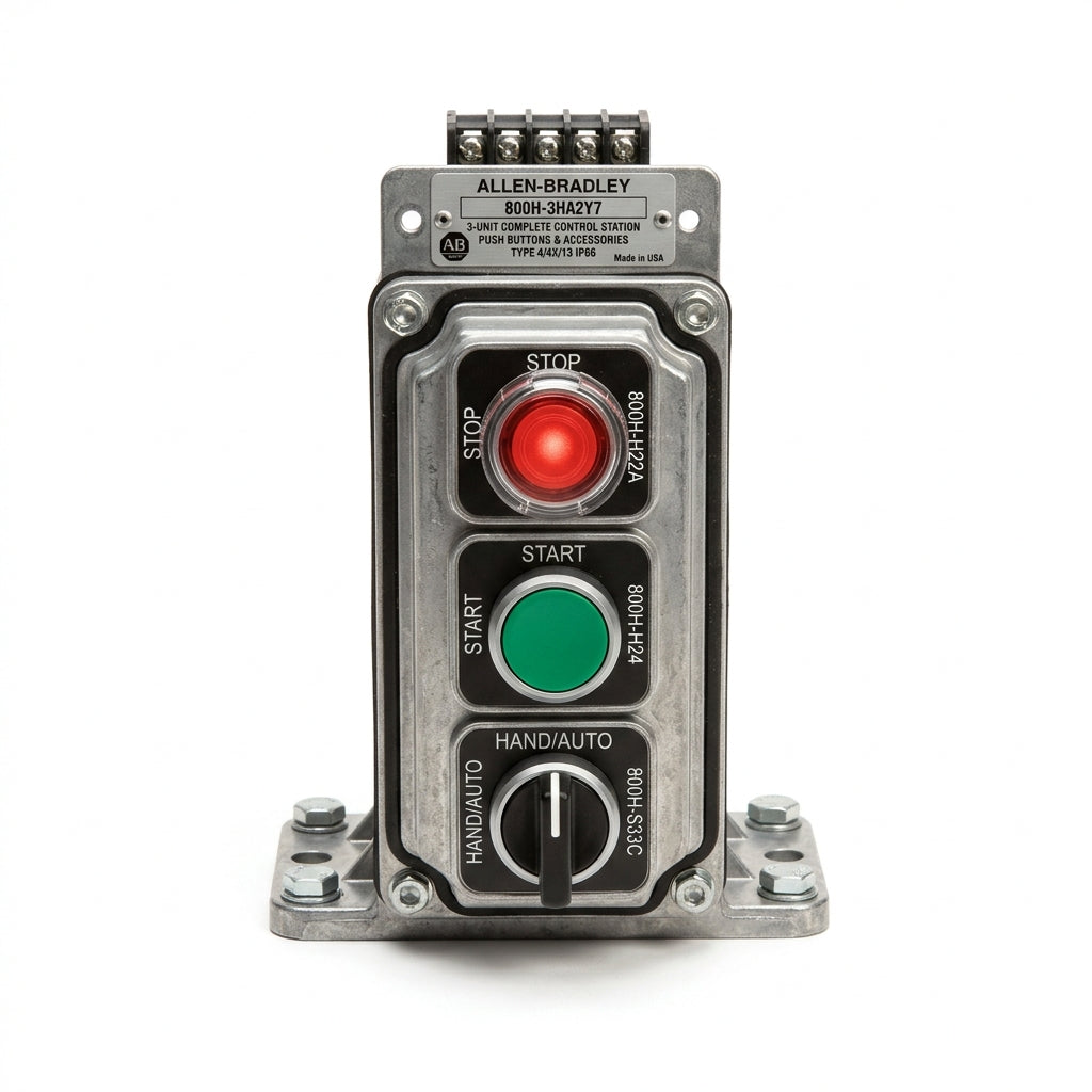 ALLEN-BRADLEY 800H-3HA2Y7 BOTONES PULSADORES BOTONERAS Y ACCESORIOS