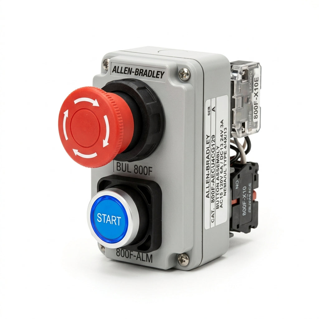 ALLEN-BRADLEY 800F-AECU4CG129 BOTONES PULSADORES BOTONERAS Y ACCESORIOS