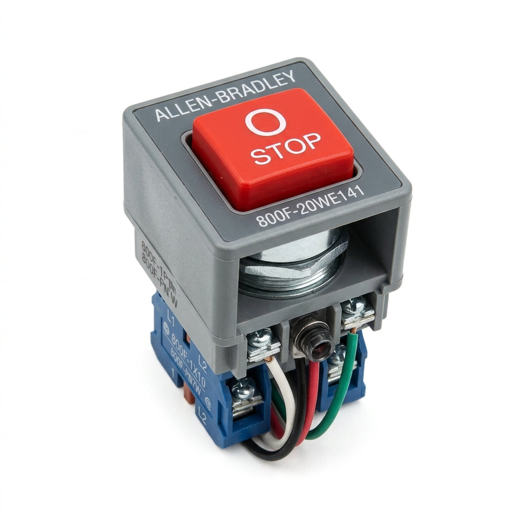 ALLEN-BRADLEY 800F-20WE141 BOTONES PULSADORES BOTONERAS Y ACCESORIOS