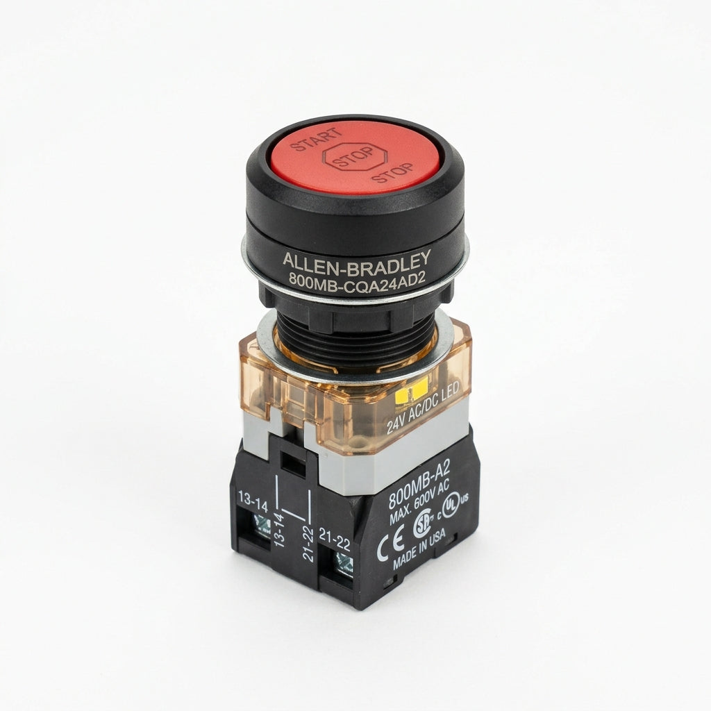 ALLEN-BRADLEY 800MB-CQA24AD2 BOTONES PULSADORES BOTONERAS Y ACCESORIOS