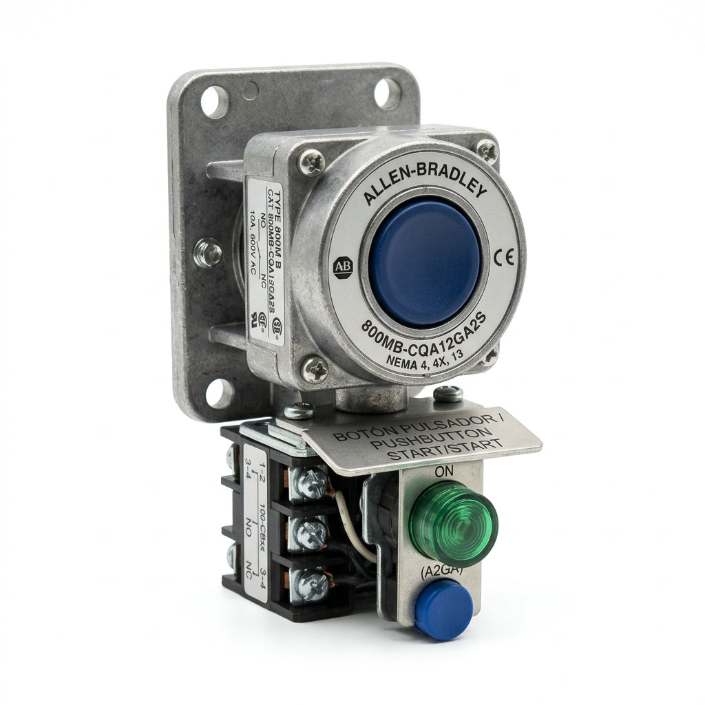 ALLEN-BRADLEY 800MB-CQA12GA2S BOTONES PULSADORES BOTONERAS Y ACCESORIOS