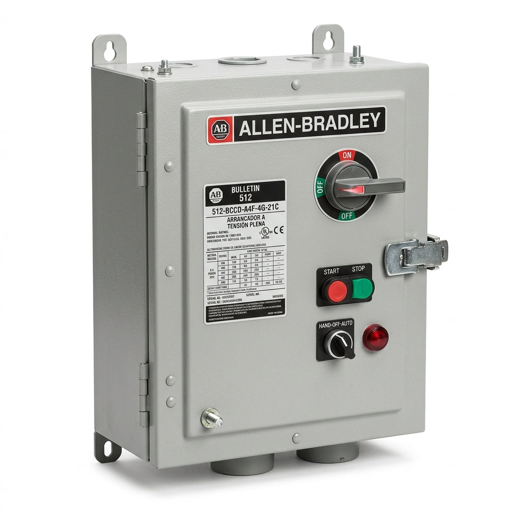 ALLEN-BRADLEY 512-BCCD-A4F-4G-21C ARRANCADORES A TENSION PLENA