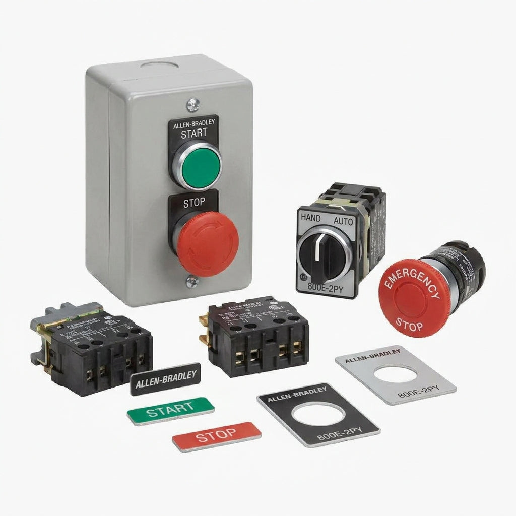 ALLEN-BRADLEY 800E-2PY BOTONES PULSADORES BOTONERAS Y ACCESORIOS