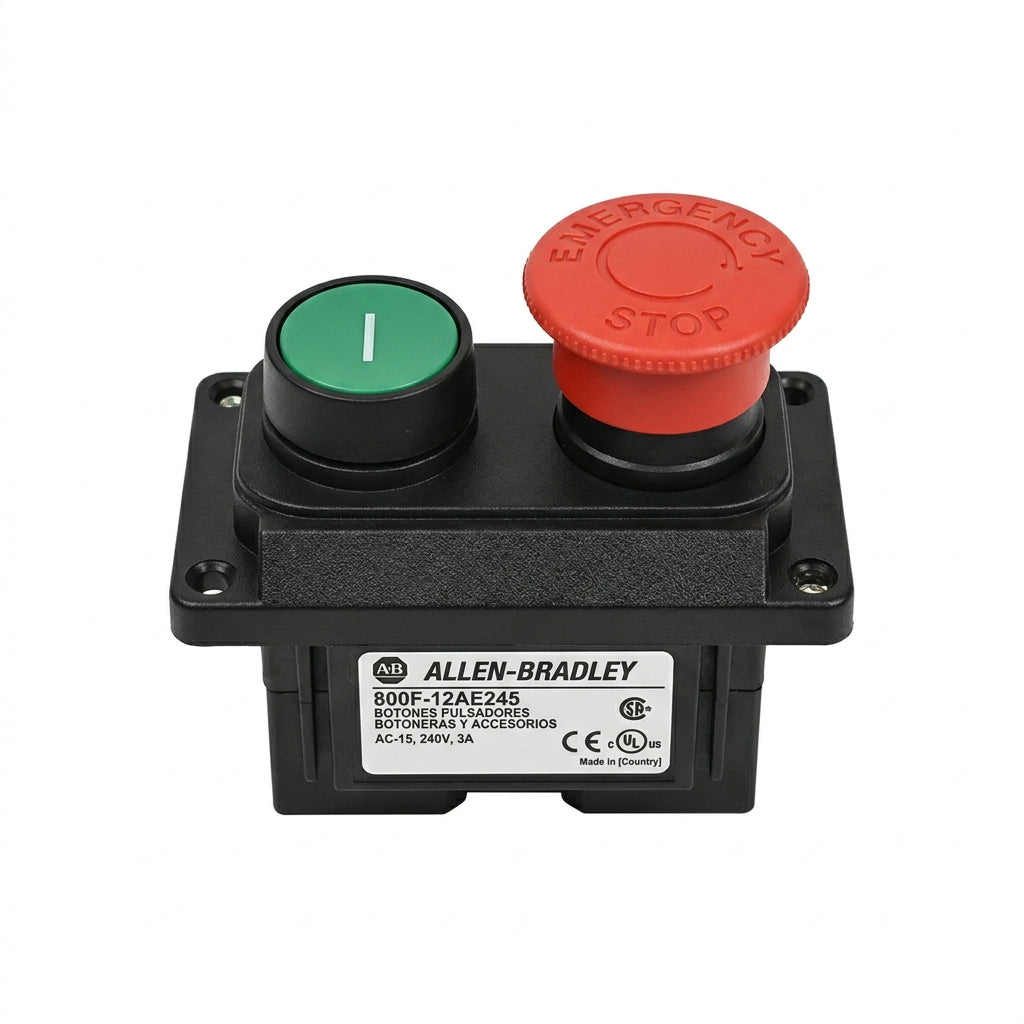 ALLEN-BRADLEY 800F-12AE245 BOTONES PULSADORES BOTONERAS Y ACCESORIOS