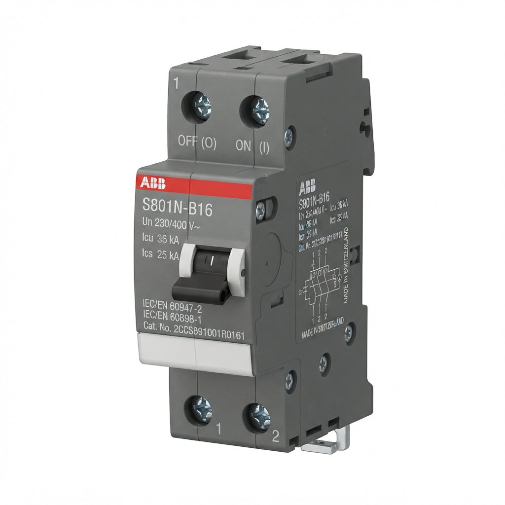 ABB 2CCS891001R0161 INTERRUPTORES TERMOMAGNETICOS MINIATURA RIEL DIN