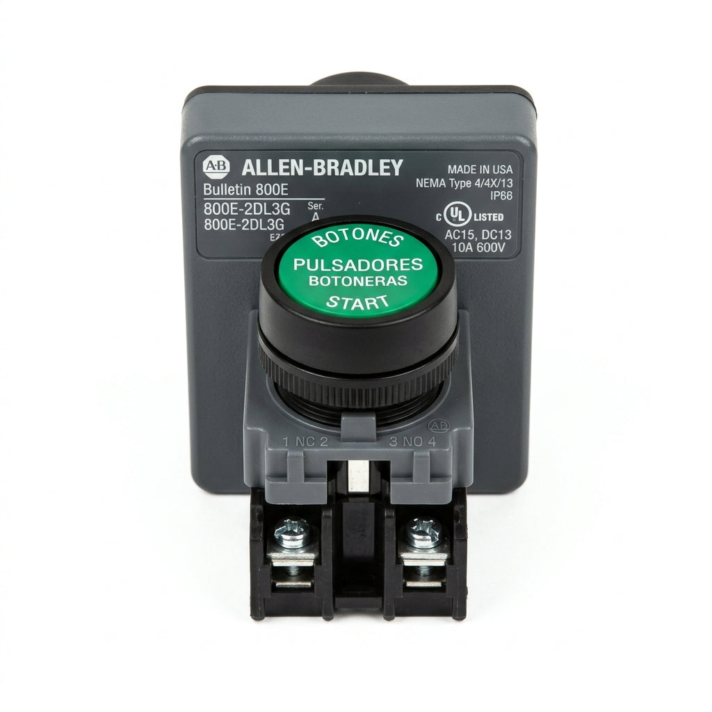 ALLEN-BRADLEY 800E-2DL3G BOTONES PULSADORES BOTONERAS