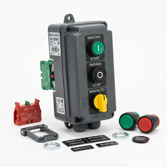 ALLEN-BRADLEY 800F-12BU605 BOTONES PULSADORES BOTONERAS Y ACCESORIOS