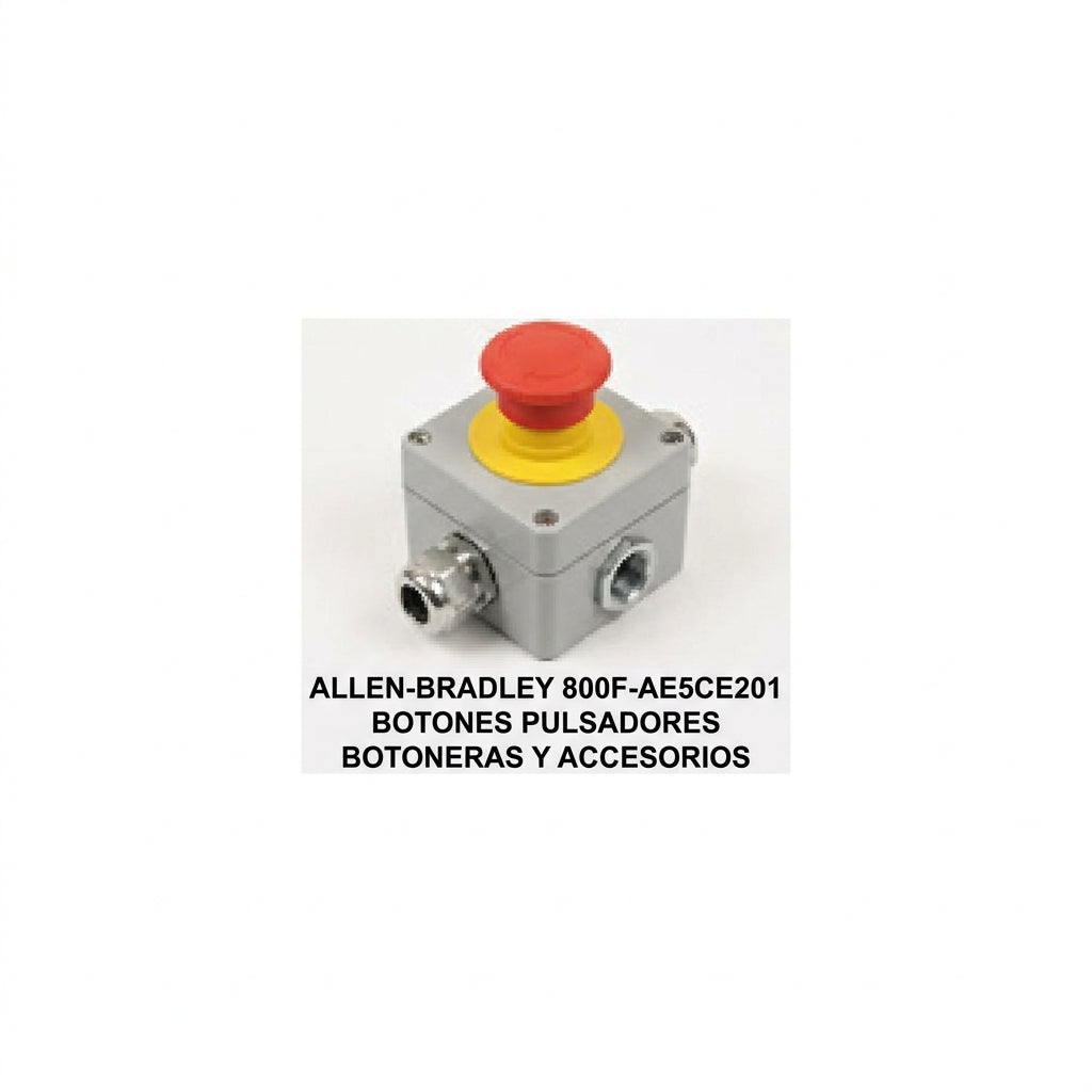 ALLEN-BRADLEY 800F-AE5CE201 BOTONES PULSADORES BOTONERAS Y ACCESORIOS
