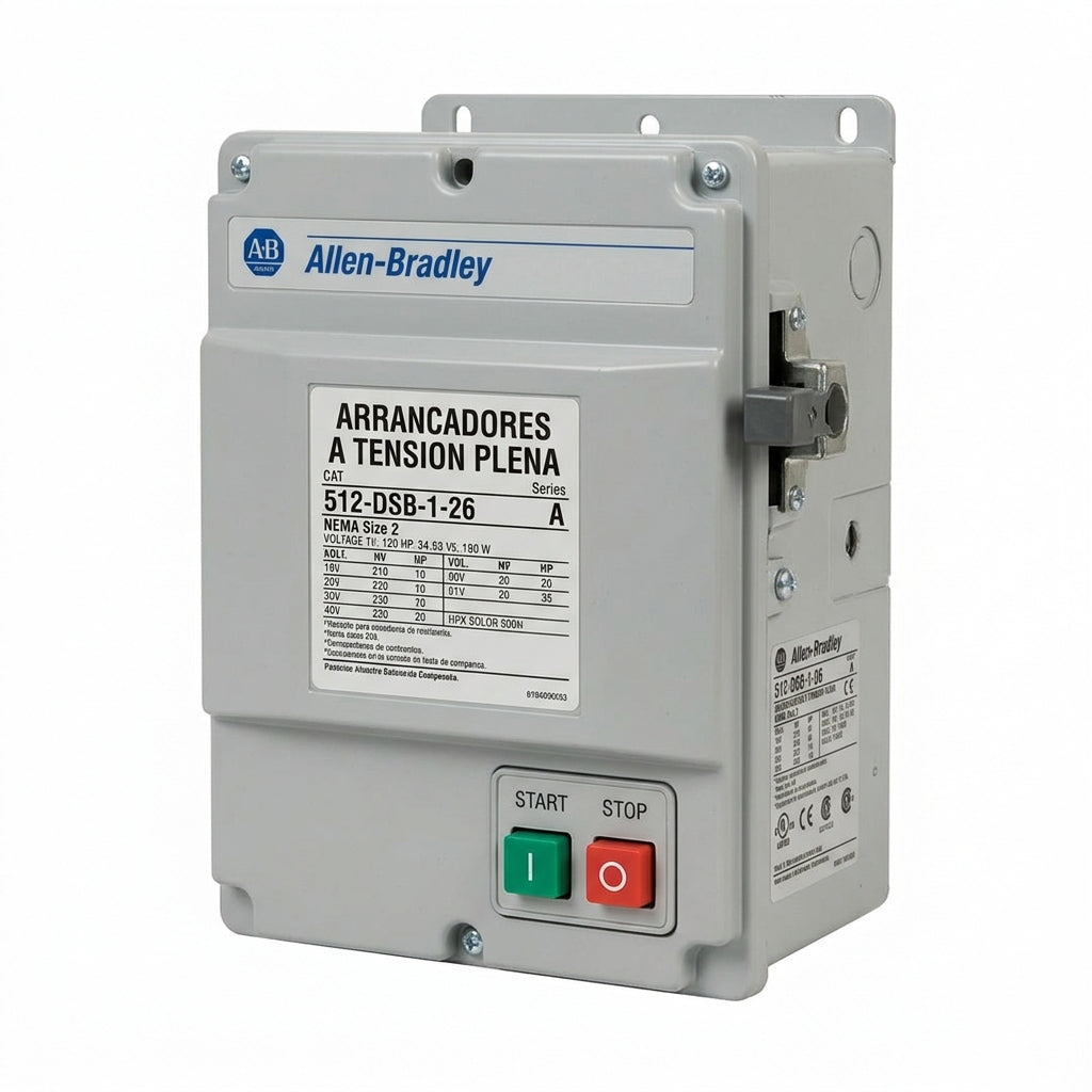 ALLEN-BRADLEY 512-DSB-1-26 ARRANCADORES A TENSION PLENA