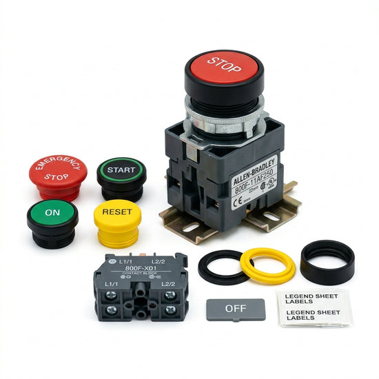ALLEN-BRADLEY 800F-11AF250 BOTONES PULSADORES BOTONERAS Y ACCESORIOS