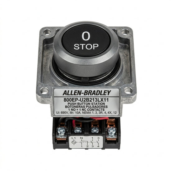 ALLEN-BRADLEY 800EP-U2B213LX11 BOTONES PULSADORES BOTONERAS