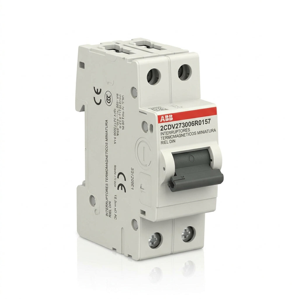 ABB 2CDV273006R0157 INTERRUPTORES TERMOMAGNETICOS MINIATURA RIEL DIN