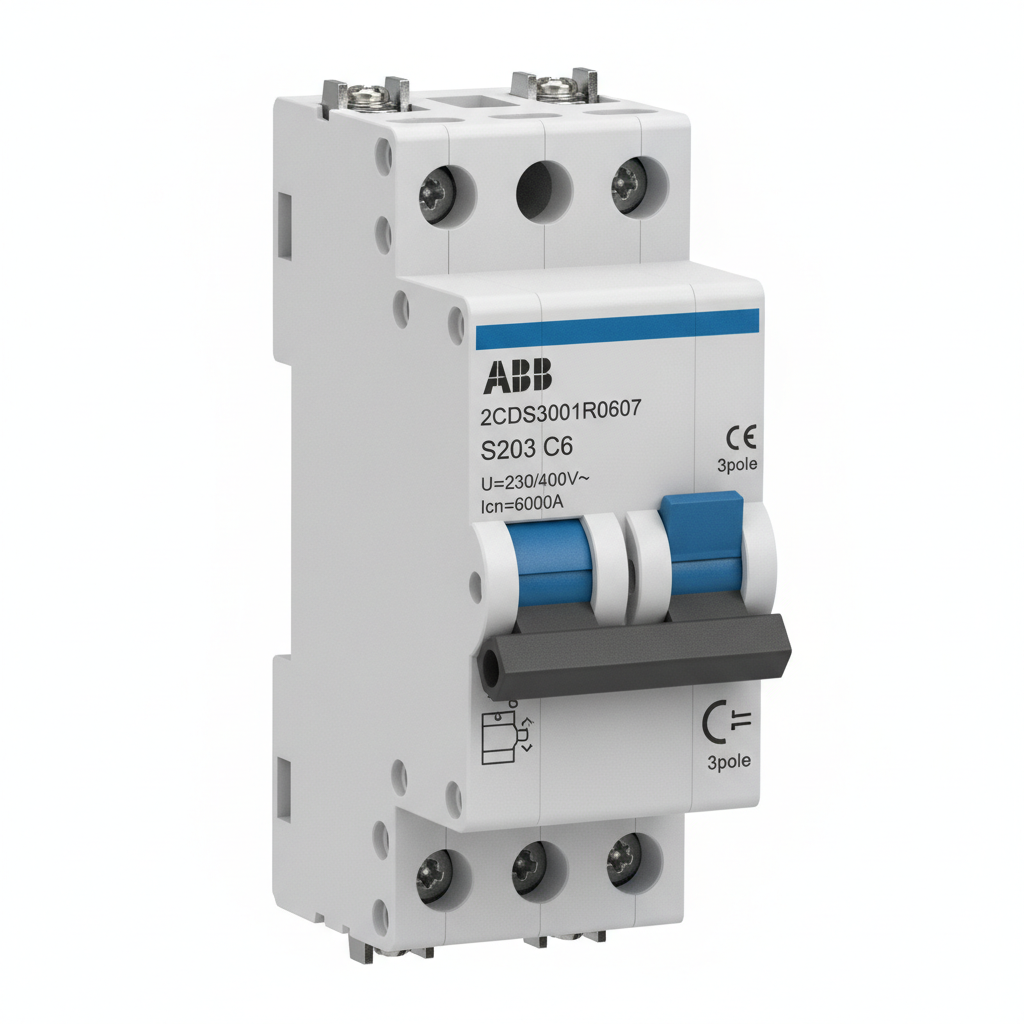 ABB 2CDS283001R0607 INTERRUPTORES TERMOMAGNETICOS MINIATURA RIEL DIN