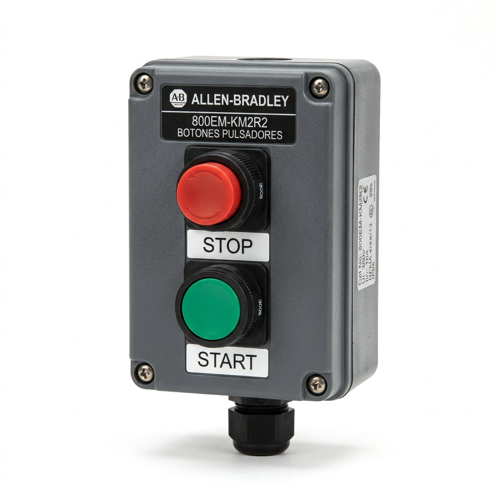 ALLEN-BRADLEY 800EM-KM2R2 BOTONES PULSADORES BOTONERAS Y ACCESORIOS