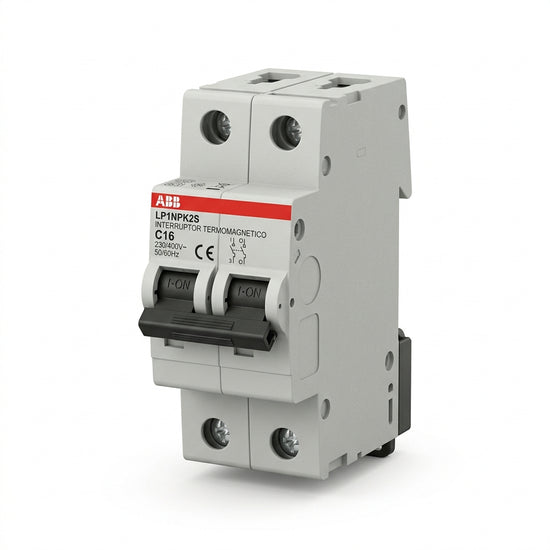 ABB LP1NPK2S INTERRUPTORES TERMOMAGNETICOS MINIATURA RIEL DIN
