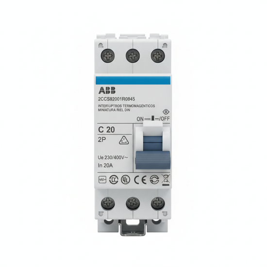 ABB 2CCS892001R0845 INTERRUPTORES TERMOMAGNETICOS MINIATURA RIEL DIN