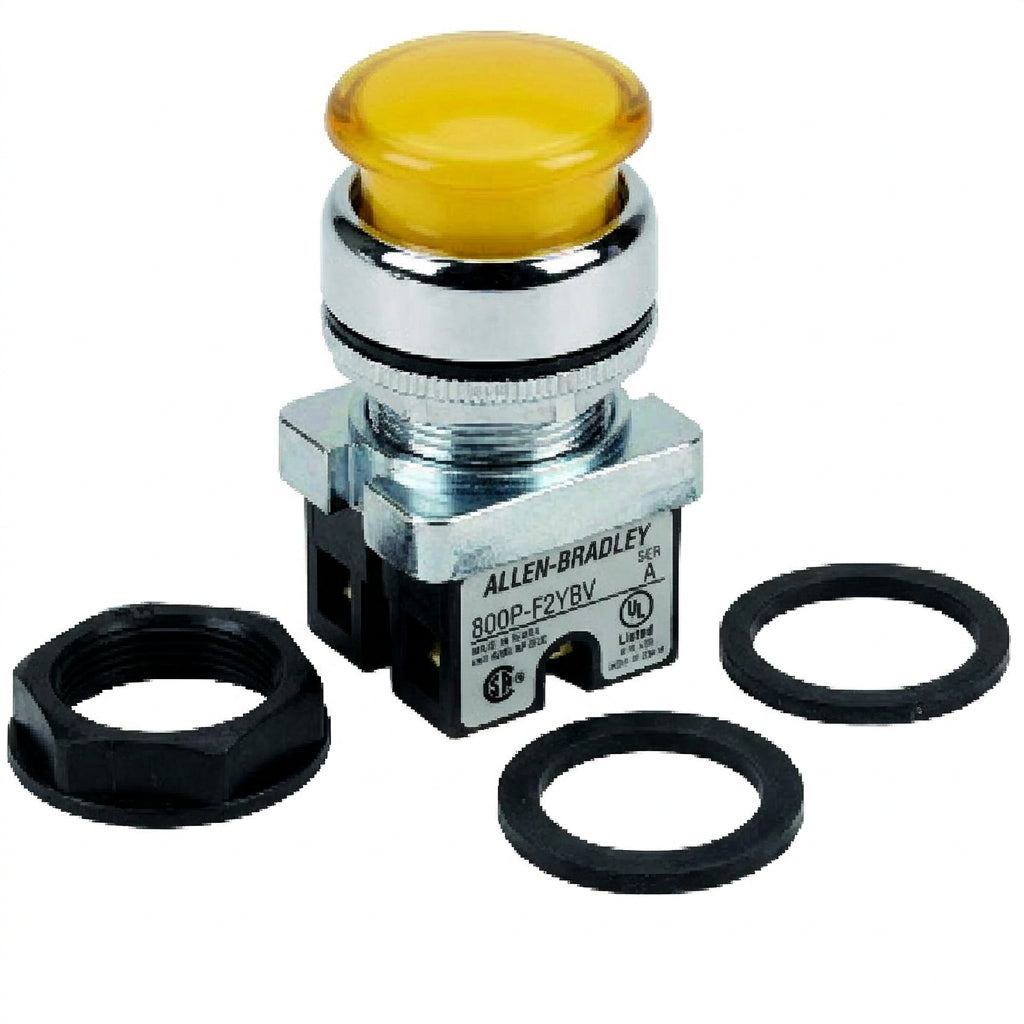 ALLEN-BRADLEY 800PF2YBV BOTONES PULSADORES BOTONERAS Y ACCESORIOS