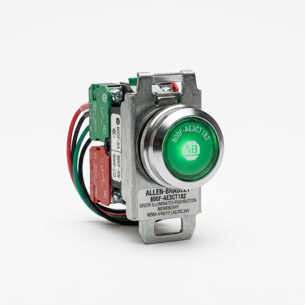 ALLEN-BRADLEY 800F-AE3CT182 BOTONES PULSADORES BOTONERAS Y ACCESORIOS