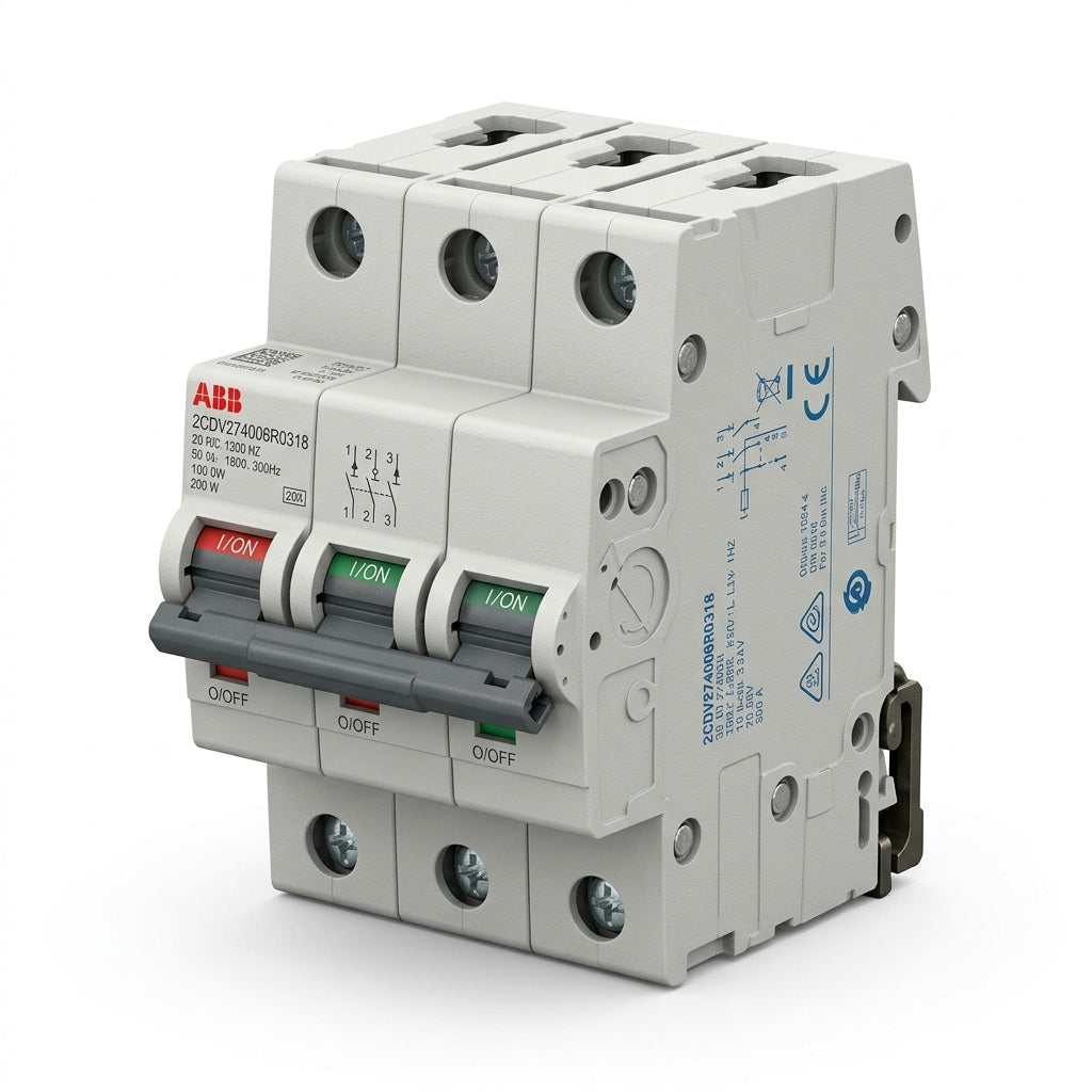 ABB 2CDV274006R0318 INTERRUPTORES TERMOMAGNETICOS MINIATURA RIEL DIN