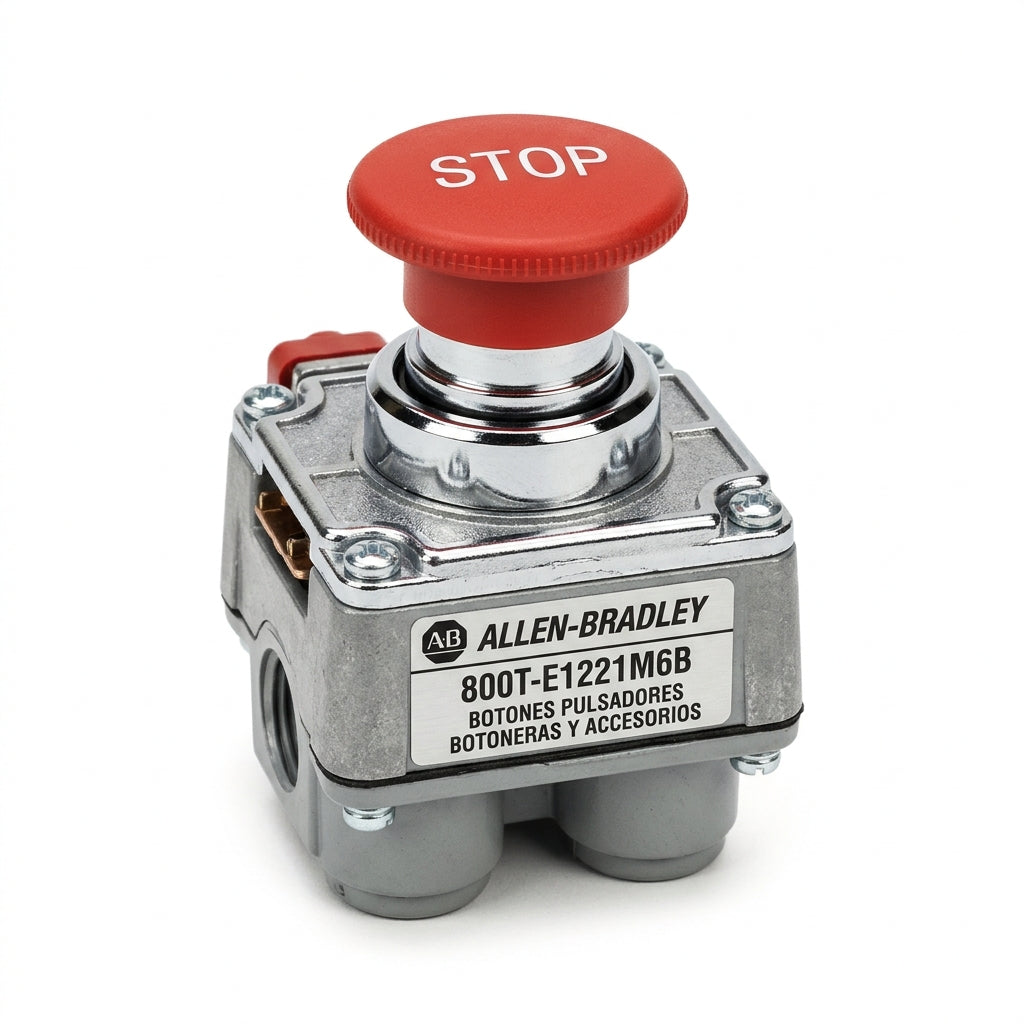 ALLEN-BRADLEY 800T-E1221M6B BOTONES PULSADORES BOTONERAS Y ACCESORIOS