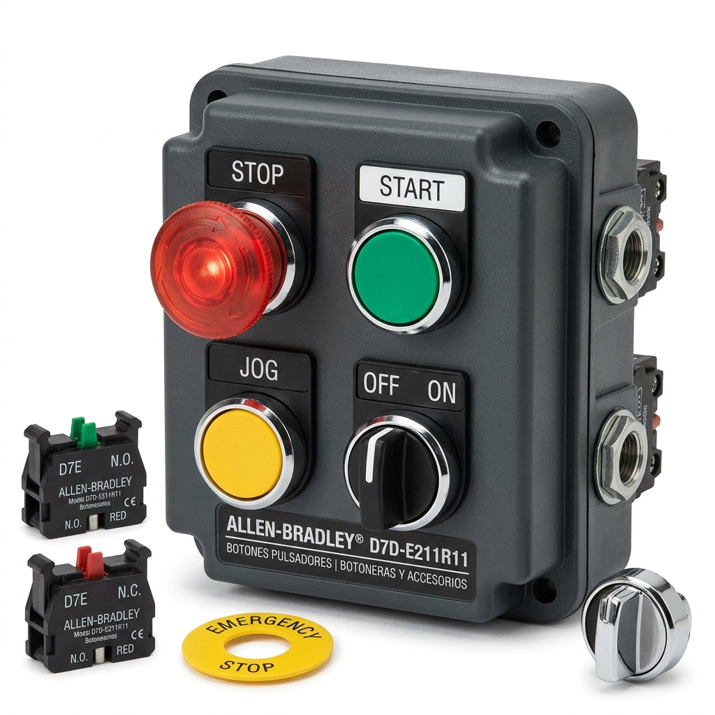 ALLEN-BRADLEY D7D-E211R11 BOTONES PULSADORES BOTONERAS Y ACCESORIOS