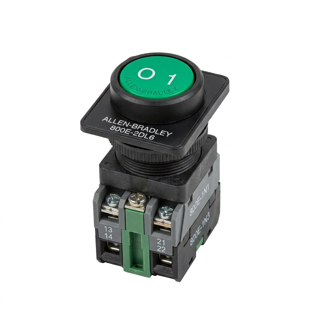 ALLEN-BRADLEY 800E-2DL6 BOTONES PULSADORES BOTONERAS