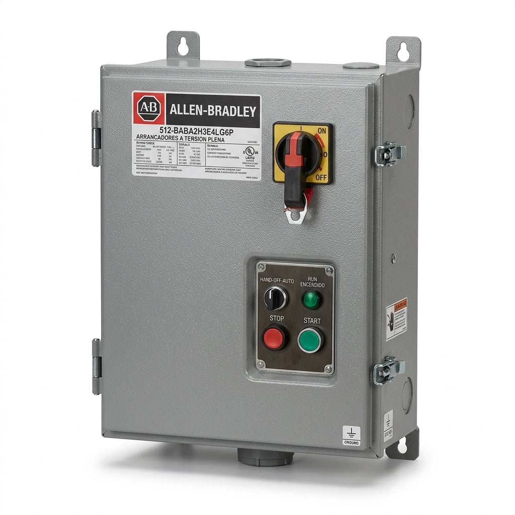 ALLEN-BRADLEY 512-BABA2H3E4LG6P ARRANCADORES A TENSION PLENA