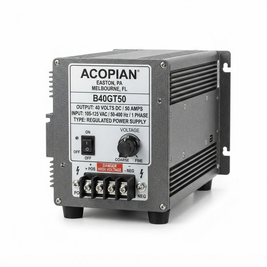 ACOPIAN B40GT50 FUENTES DE PODER Y ELIMINADORES