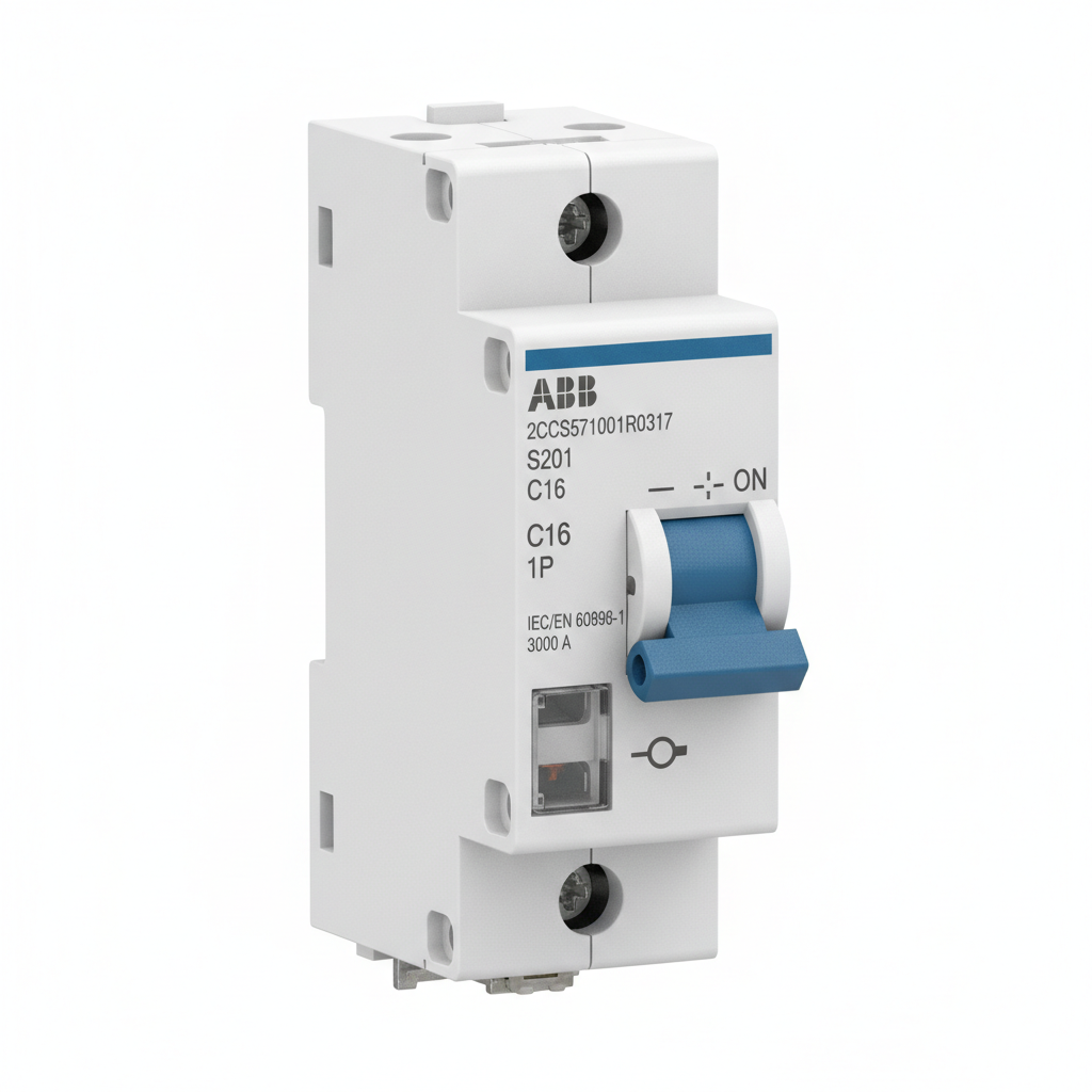 ABB 2CCS571001R0317 INTERRUPTORES TERMOMAGNETICOS MINIATURA RIEL DIN