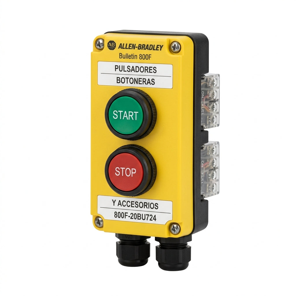 ALLEN-BRADLEY 800F-20BU724 BOTONES PULSADORES BOTONERAS Y ACCESORIOS