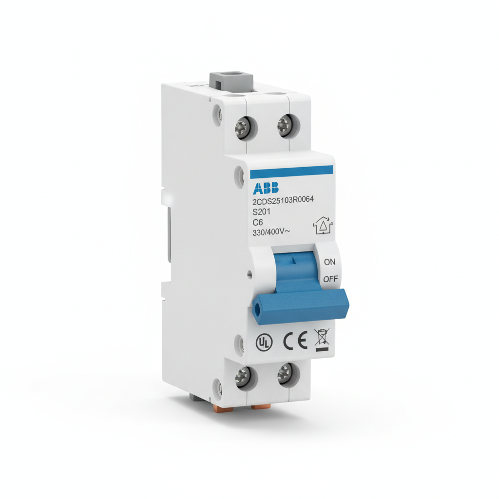 ABB 2CDS251103R0064 INTERRUPTORES TERMOMAGNETICOS MINIATURA RIEL DIN
