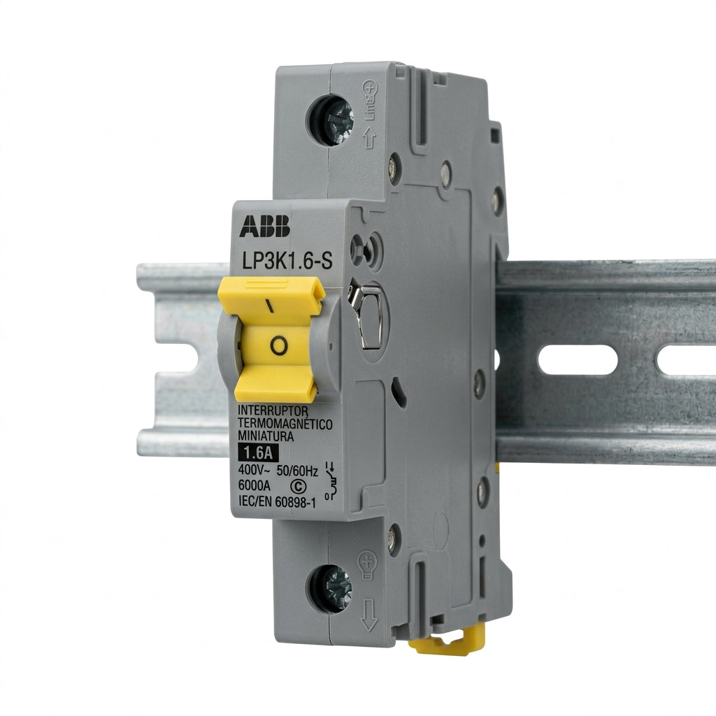 ABB LP3K1.6-S INTERRUPTORES TERMOMAGNETICOS MINIATURA RIEL DIN