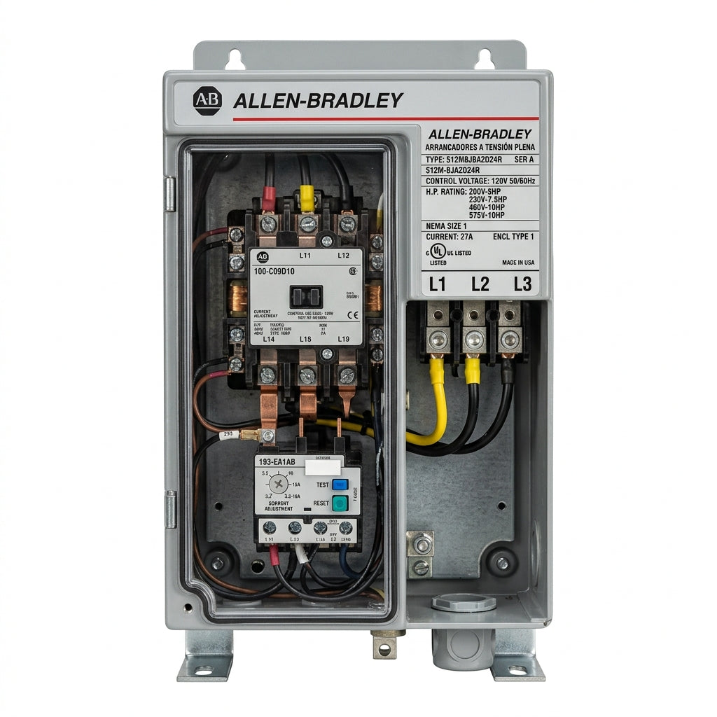 ALLEN-BRADLEY 512MBJBA2D24R ARRANCADORES A TENSION PLENA