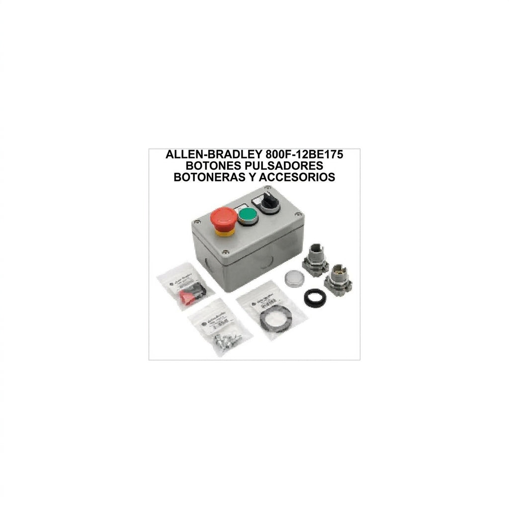 ALLEN-BRADLEY 800F-12BE175 BOTONES PULSADORES BOTONERAS Y ACCESORIOS