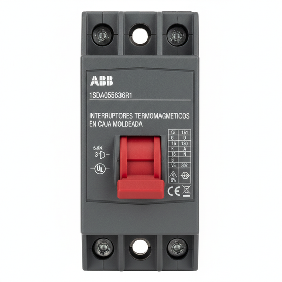 ABB 1SDA055636R1 INTERRUPTORES TERMOMAGNETICOS EN CAJA MOLDEADA