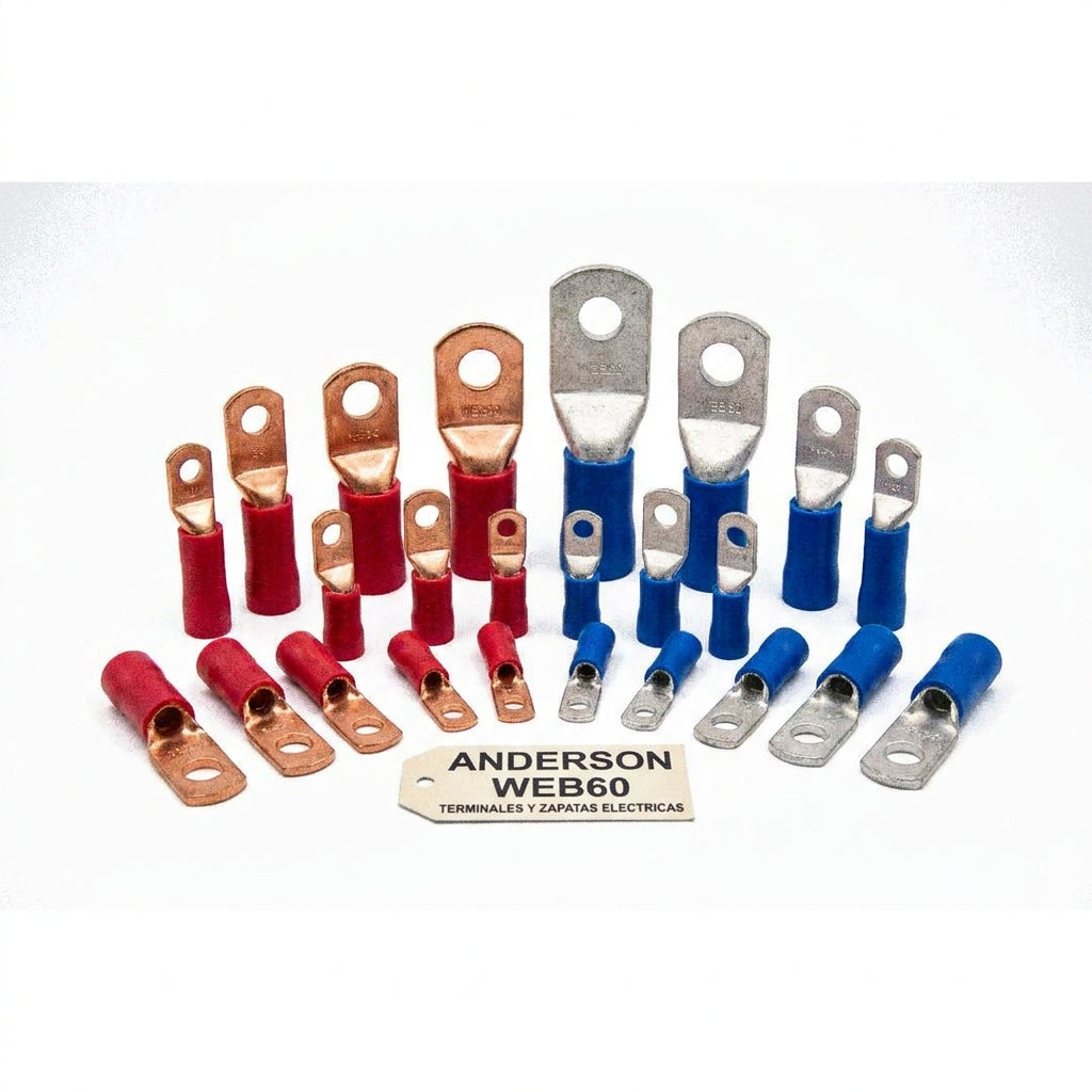 ANDERSON WEB60 TERMINALES Y ZAPATAS ELECTRICAS