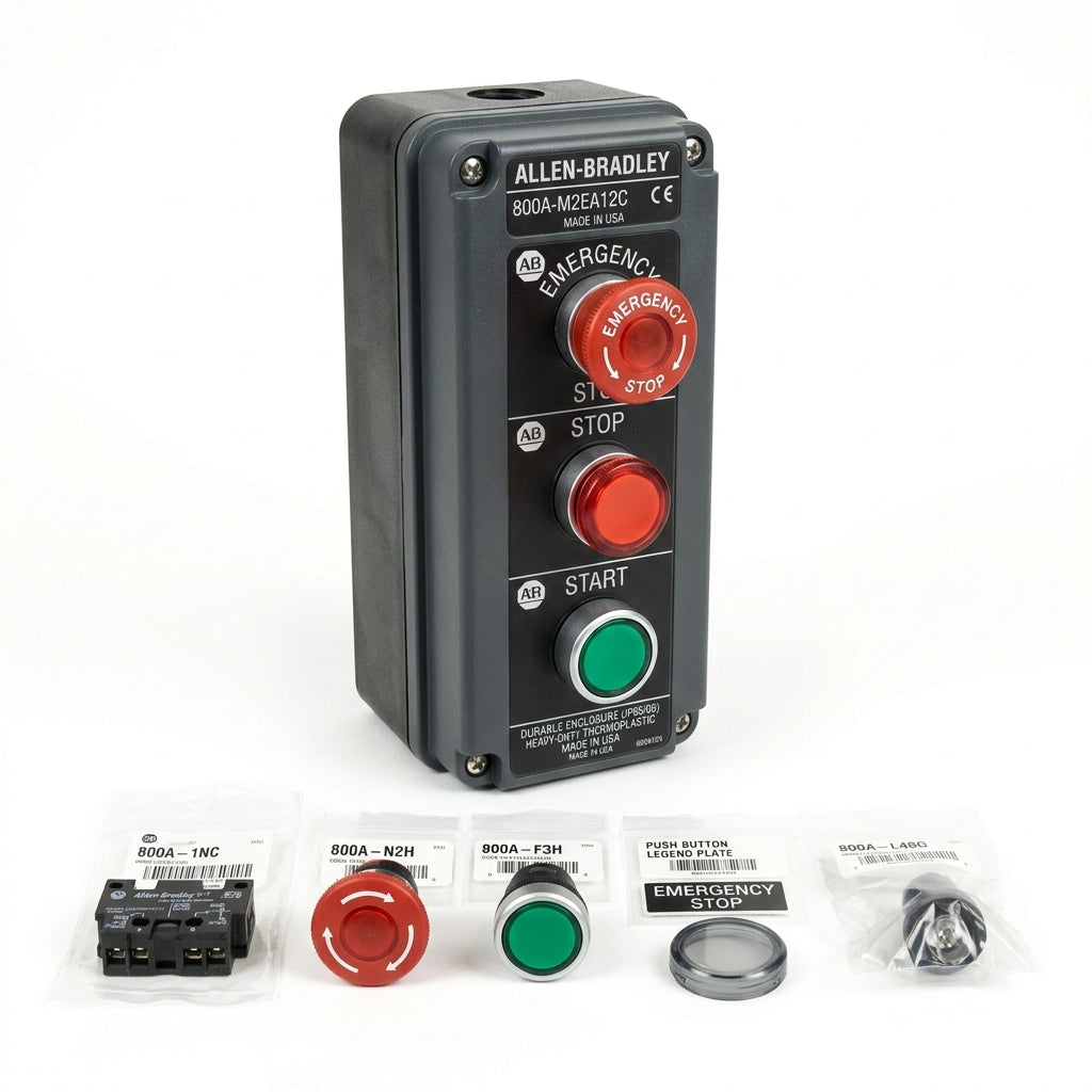ALLEN-BRADLEY 800A-M2EA12C BOTONES PULSADORES BOTONERAS Y ACCESORIOS
