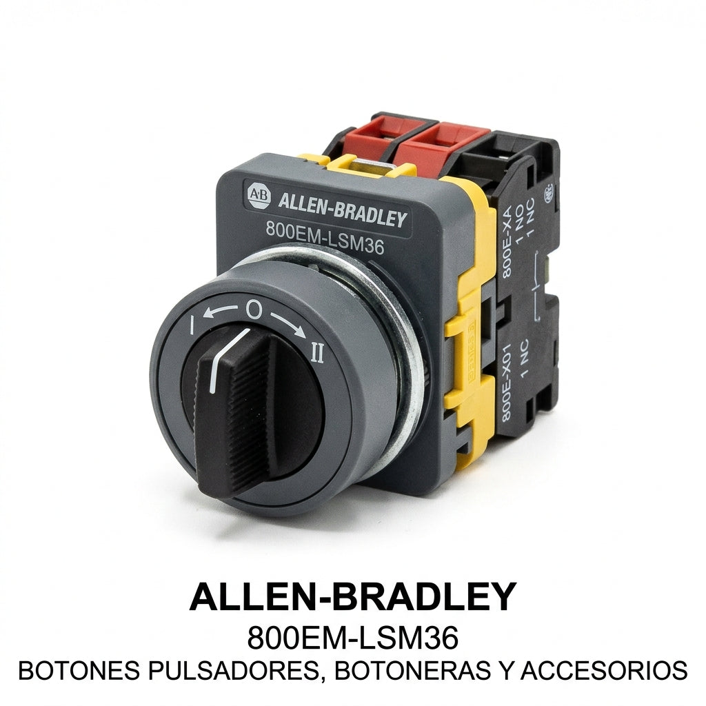 ALLEN-BRADLEY 800EM-LSM36 BOTONES PULSADORES BOTONERAS Y ACCESORIOS