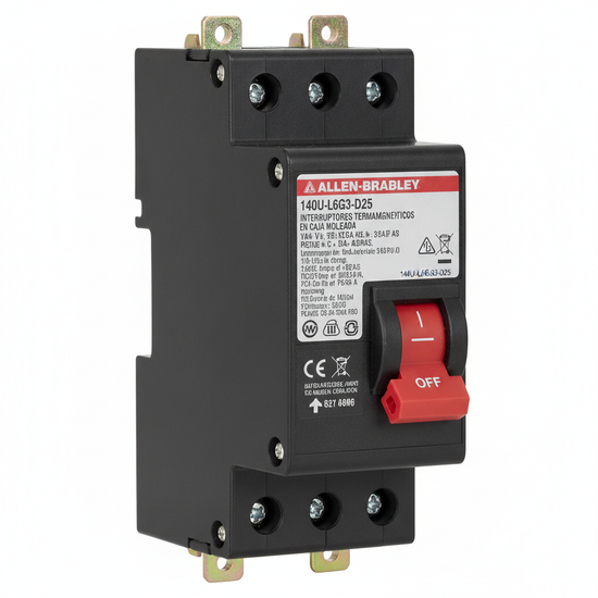 ALLEN-BRADLEY 140U-L6G3-D25 INTERRUPTORES TERMOMAGNETICOS EN CAJA MOLDEADA