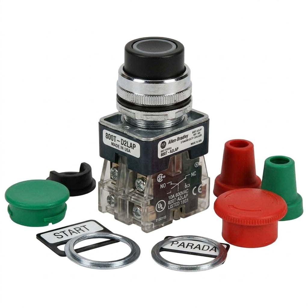 ALLEN-BRADLEY 800T-D2LAP BOTONES PULSADORES BOTONERAS Y ACCESORIOS