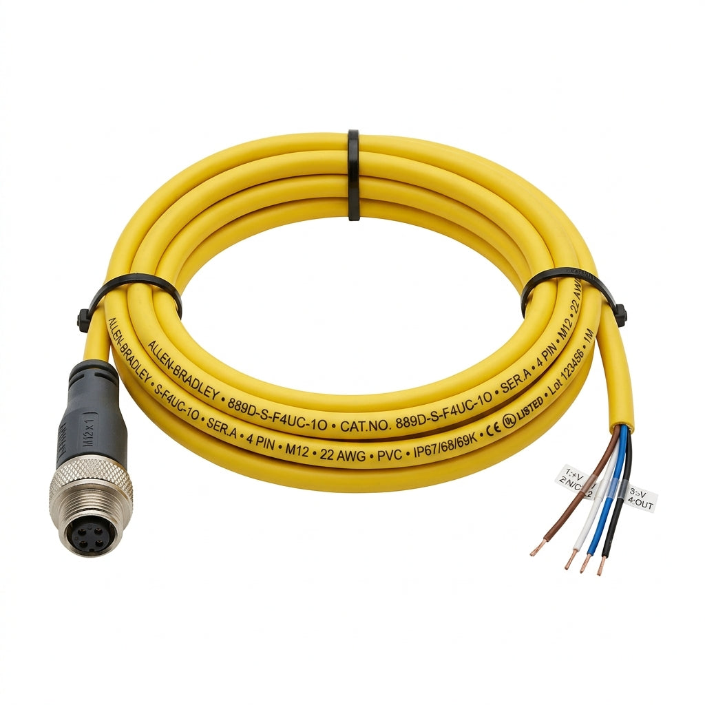 ALLEN-BRADLEY 889D-S-F4UC-1O CONECTORES RAPIDOS Y CABLES PARA SENSOR (CORDSETS)