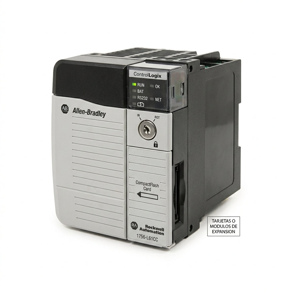ALLEN-BRADLEY 1756-L61CC PLCS (TARJETAS O MODULOS DE EXPANSION)