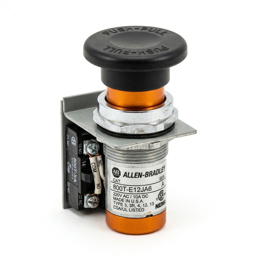 ALLEN-BRADLEY 800T-E12JA6 BOTONES PULSADORES BOTONERAS Y ACCESORIOS