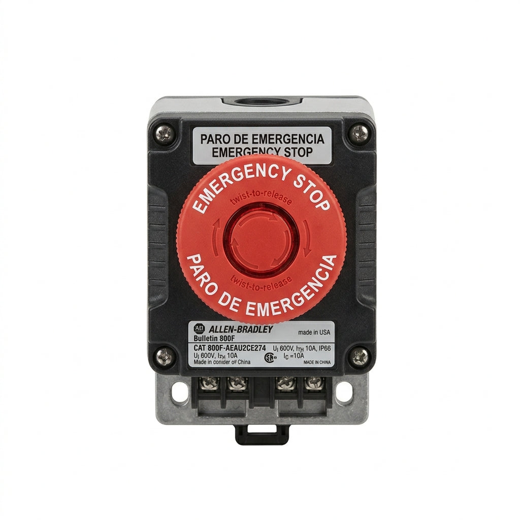ALLEN-BRADLEY 800F-AEAU2CE274 BOTONES PULSADORES BOTONERAS Y ACCESORIOS