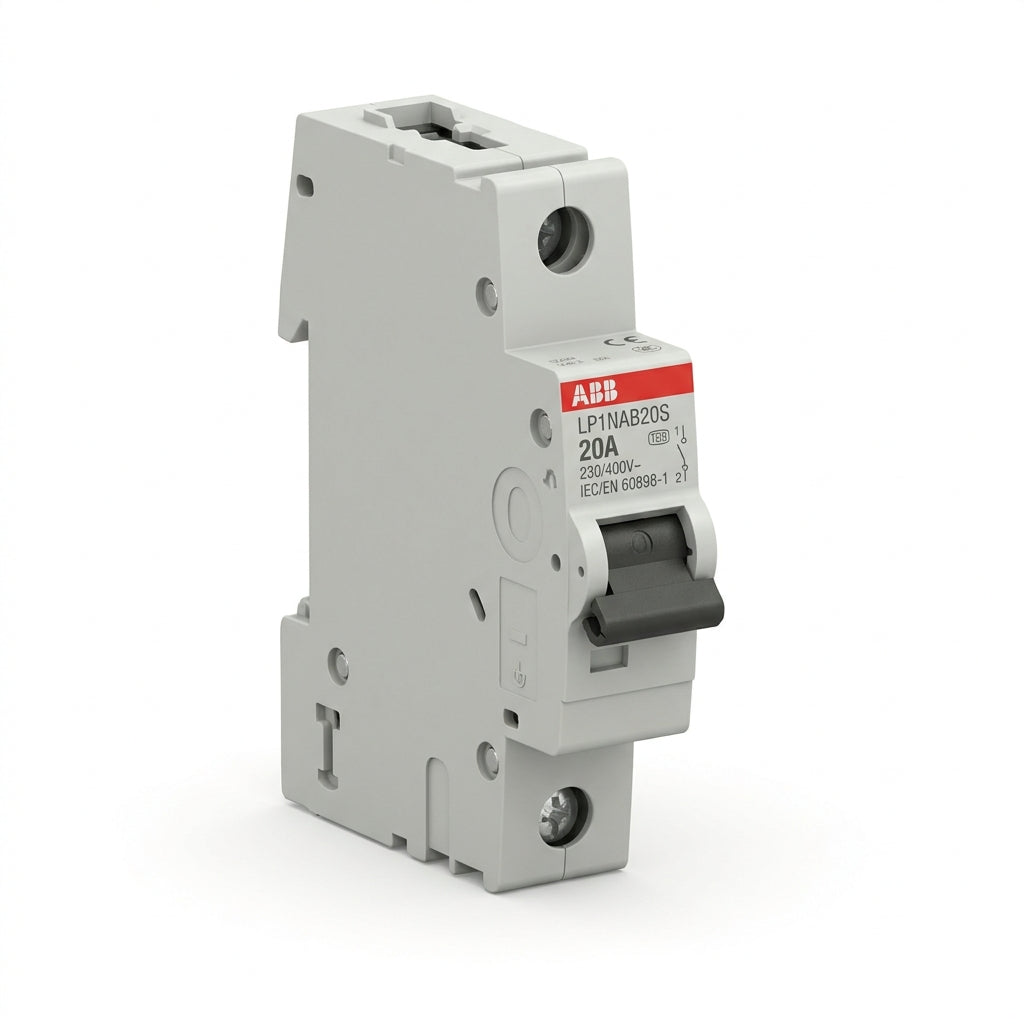 ABB LP1NAB20S INTERRUPTORES TERMOMAGNETICOS MINIATURA RIEL DIN